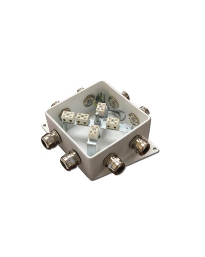 КМ-О (10к)-IP66-120х120, шесть вводов: Коробка монтажная огнестойкая в Архангельске