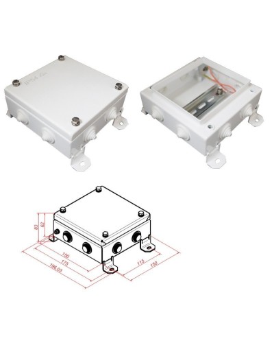 КМ IP55-1515. Коробка монтажная электротехническая. Гефест в Архангельске