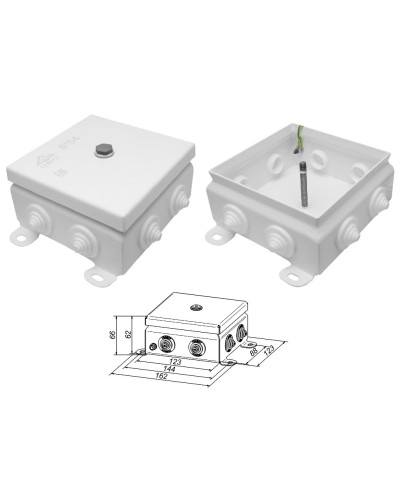 КМ IP55-1212. Коробка монтажная электротехническая. Гефест в Архангельске