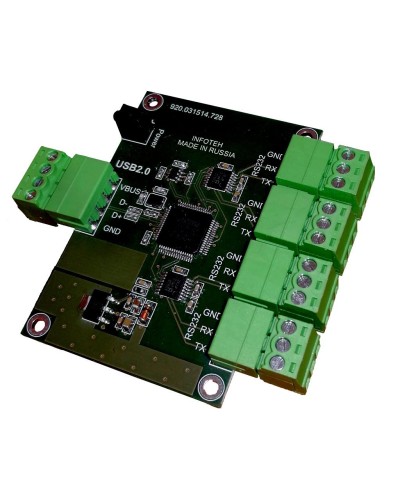 AVT-USB/4RS232. Промышленный преобразователь USB в RS-232. Инфотех в Архангельске