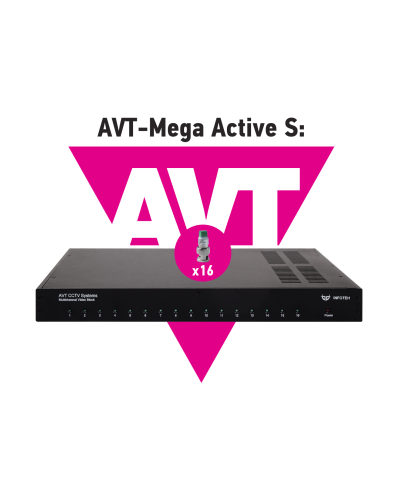 AVT-Mega Active S. 16-ти канальный комплект для передачи AHD/CVI/TVI 5Mp/4Mp/1080p. Инфотех в Архангельске