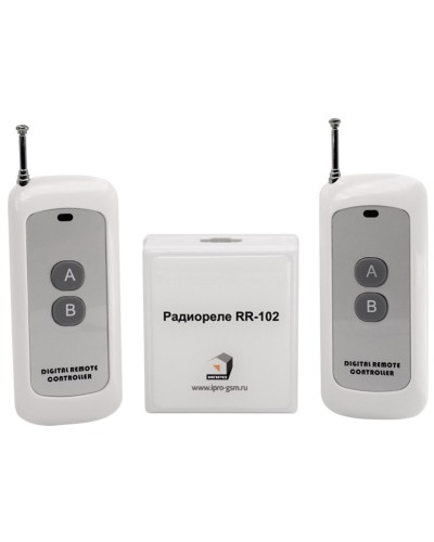 RR-102 + 2 пульта, 250-950 метров, питание 12В. Комплект радиореле. ИПРо в Архангельске