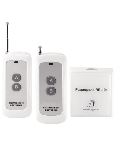 RR-101 + 2 пульта, 250-950 метров, двойное питание 12В и 220В. Комплект радиореле. ИПРо в Архангельске