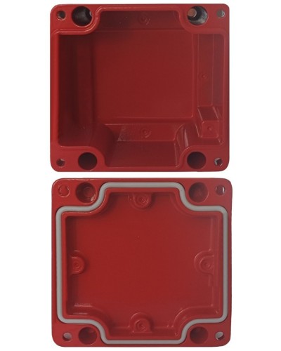 МКС Мороз, глухая, IP66/IP68, красный. Коробка коммутационная металлическая. Магнито-Контакт в Архангельске