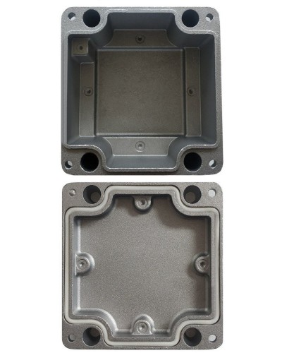 МКС Мороз, глухая, IP66/IP68, серый. Коробка коммутационная металлическая. Магнито-Контакт в Архангельске