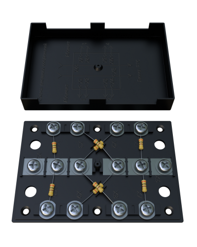 KRA-4 75 Om black (MEC42102). Коробка на 4 абонента. МЭК-Электрика в Архангельске