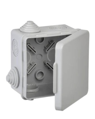 Коробка КМ 80х80х50 GENERICA (UKO31-080-080-050-K03-54G). Коробка распаячная для открытой проводки. GENERICA в Архангельске