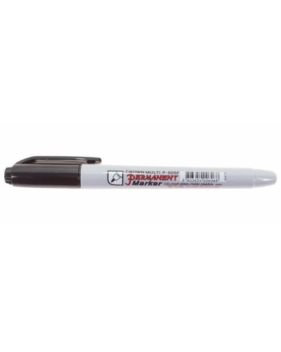 Маркер перманентный Crown «Multi Marker Super Slim» 1 мм, черный, пулевидный (08-8001): Ручка для маркировки в Архангельске