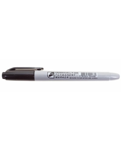Маркер перманентный Crown «Multi Marker Slim» 2 мм, черный, пулевидный (08-8201): Ручка для маркировки в Архангельске