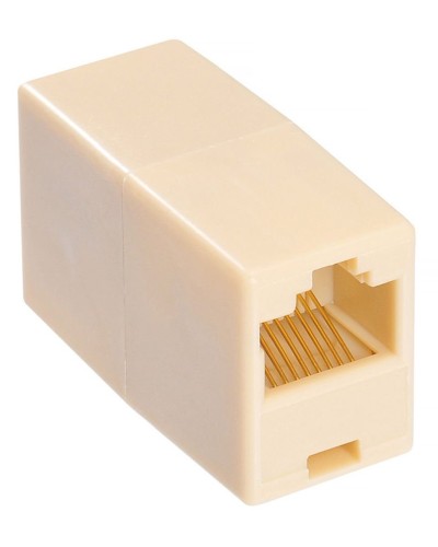 RJ-45 (розетка)-RJ-45 (розетка) (бежевый): Разъем распределительный в Архангельске