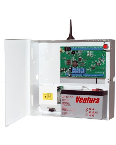 S632-2GSM-BK25-W (S632-2GSM-BK), Бокс-комплект под 7Ач, белый. Устройство оконечное объектовое приемно-контрольное c GSM коммуникатором. Проксима в Архангельске