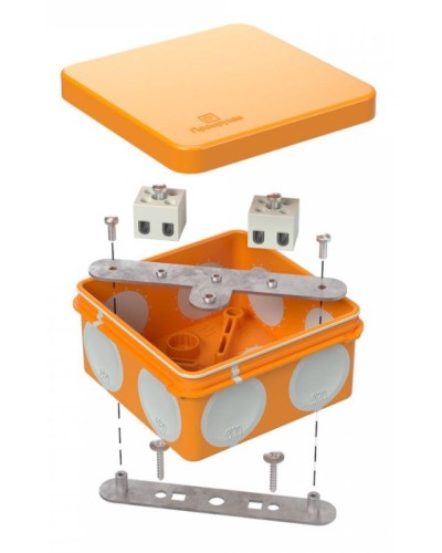 Коробка огнестойкая 80х80х40 (60-0210-FR2.5-4). Коробка огнестойкая для открытой установки. Промрукав в Архангельске