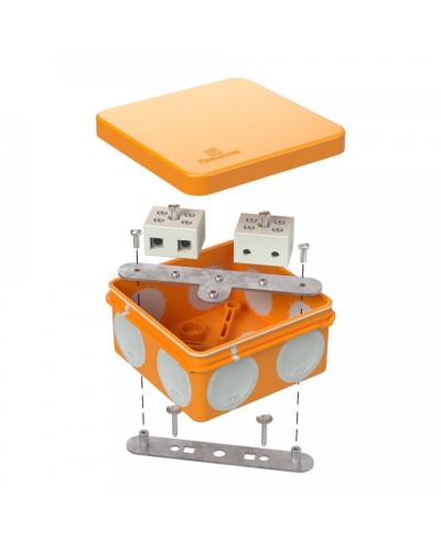 Коробка огнестойкая 80х80х40 (60-0210-FR10.0-4). Коробка огнестойкая для открытой установки. Промрукав в Архангельске