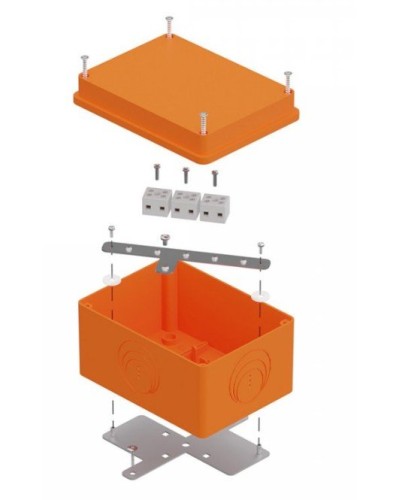 Коробка огнестойкая 150х110х90 E15-E120 для о/п (40-0351-FR2.5-6). Коробка огнестойкая для открытой установки. Промрукав в Архангельске
