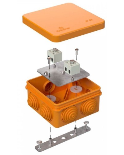 Коробка огнестойкая 80х80х40 (40-0210-FR1.5-4). Коробка огнестойкая для открытой установки. Промрукав в Архангельске