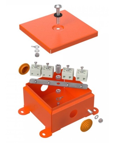 Коробка металлическая огнестойкая 110х110х65 (70-0360-FR2.5-4). Коробка металлическая огнестойкая. Промрукав в Архангельске