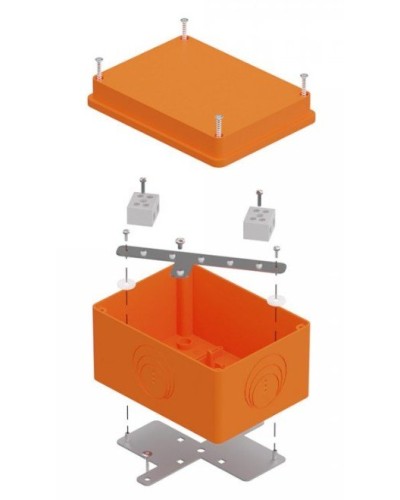 Коробка огнестойкая 150х110х90 E15-E120 для о/п (40-0351-FR10.0-4). Коробка огнестойкая для открытой установки. Промрукав в Архангельске