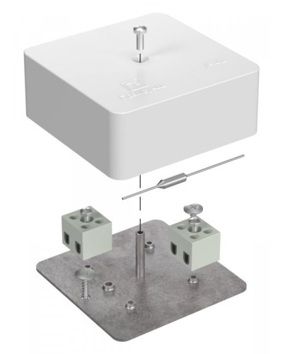 Коробка огнестойкая 75х75х30 (40-0450-FR6.0-4-П). Коробка огнестойкая для открытой установки. Промрукав в Архангельске