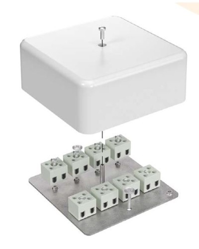 Коробка огнестойкая 103х103х45 для кабель-канала (40-0470-FR10.0-6). Коробка огнестойкая для кабель-канала. Промрукав в Архангельске