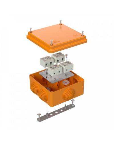 Коробка огнестойкая 100х100х50 для о/п (40-0300-FR6.0-8). Коробка огнестойкая для открытой установки. Промрукав в Архангельске