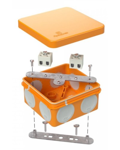 Коробка огнестойкая 80х80х40 (60-0210-FR2.5-6). Коробка огнестойкая для открытой установки. Промрукав в Архангельске