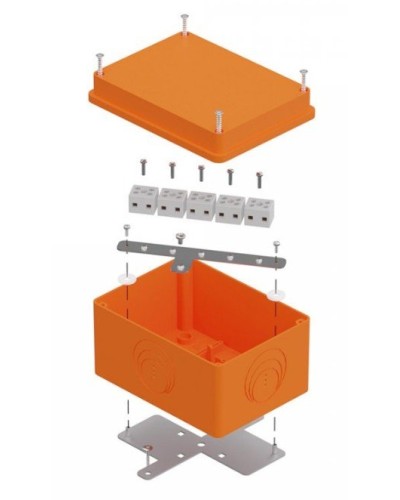 Коробка огнестойкая 150х110х90 E15-E120 для о/п (40-0351-FR2.5-10). Коробка огнестойкая для открытой установки. Промрукав в Архангельске
