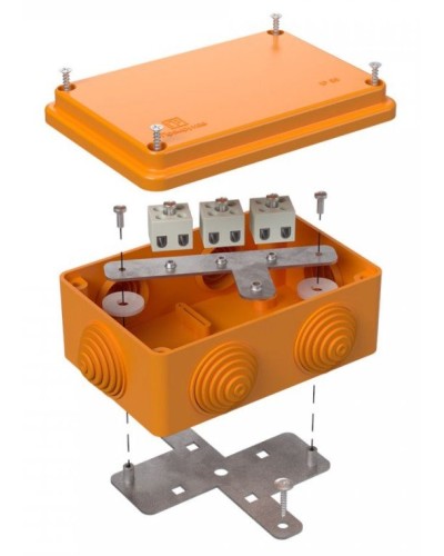 Коробка огнестойкая 120х80х50 (40-0340-FR1.5-6). Коробка огнестойкая для открытой установки. Промрукав в Архангельске