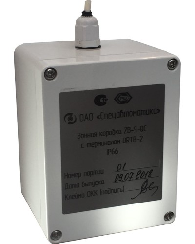 ZB-5-QC с DRTB-2 исп.02. Монтажная зонная коробка. Спецавтоматика, Москва в Архангельске