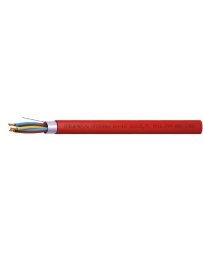 КПСВЭВнг(А)-LS 4х2х1,5 (Спецкабель). Кабель симметричный для систем сигнализации и управления, групповой прокладки, с пониженным дымо- и газовыделением. Спецкабель в Архангельске