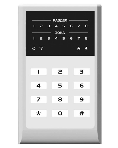 МИРАЖ-КД-04 (grey). Кнопочная кодовая панель. Стелс НПП в Архангельске