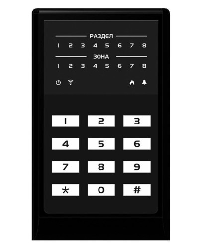 МИРАЖ-КД-04 (black). Кнопочная кодовая панель. Стелс НПП в Архангельске