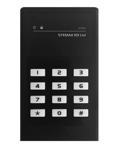 STEMAX KD Livi (черный). Беспроводная кнопочная кодовая панель. Стелс НПП в Архангельске