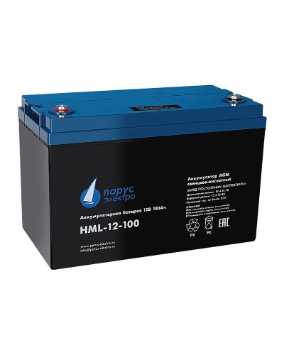 HML-12-100. Аккумулятор герметичный свинцово-кислотный. Связь инжиниринг в Архангельске